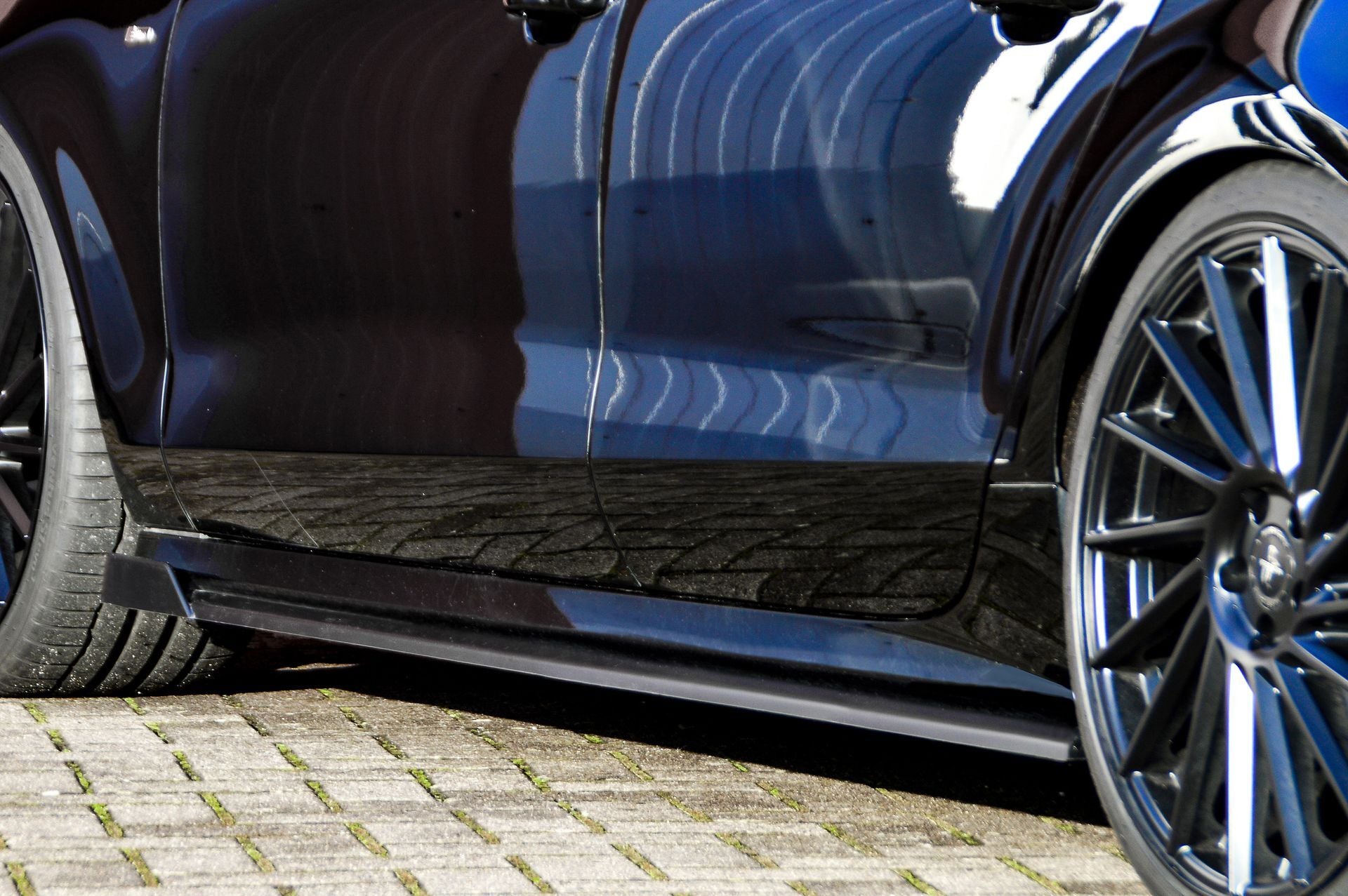 CUP Seitenschweller mit Wings vorne für Audi A7 C7 4G Facelift