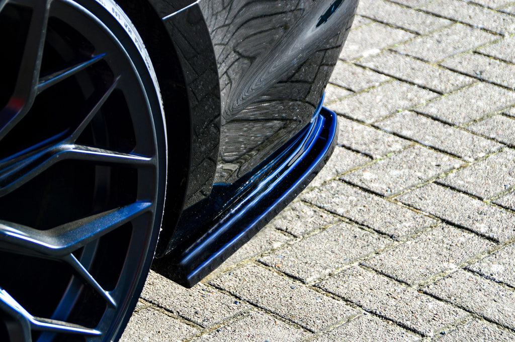 Seitenteile aus ABS für Audi RS5 B9 F5, Heckansatz, Ingo Noak Tuning, schwarze Karosserieteile, aerodynamisches Design