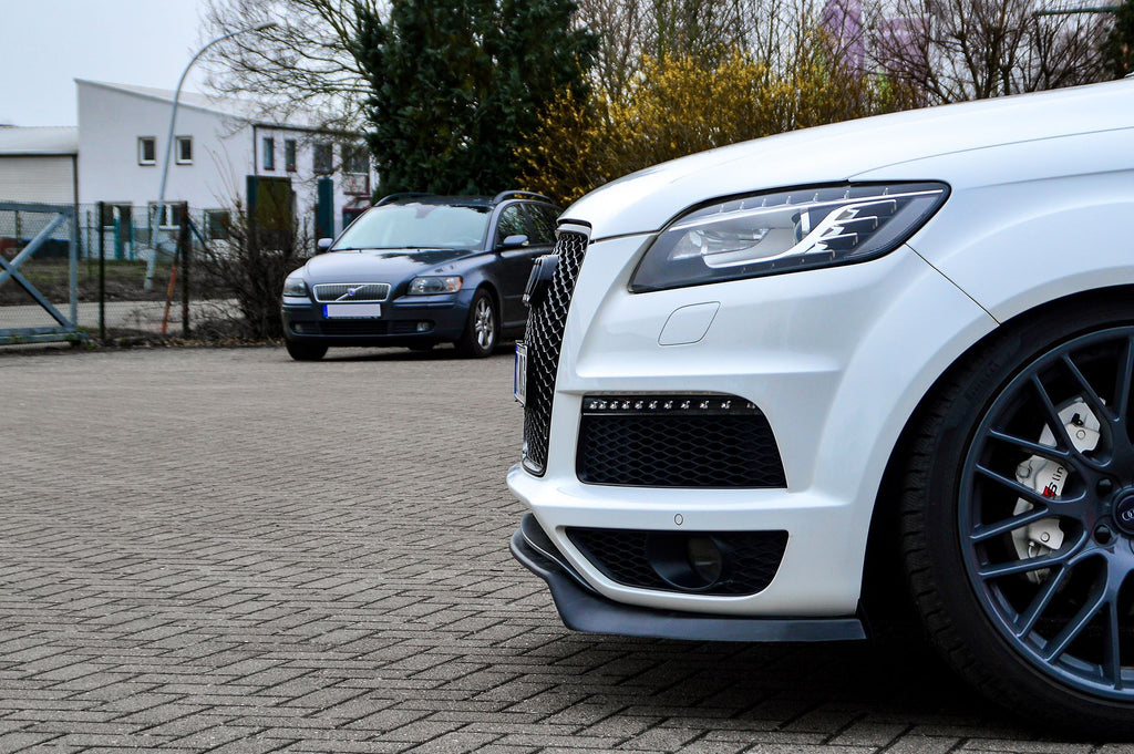 Cup Frontspoilerlippe für Audi Q7 4L mit S-Line aus ABS