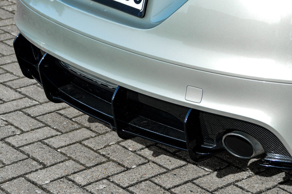 Gefräster Heckansatz aus ABS für Audi TT 8J 3.2 V6 S-Line