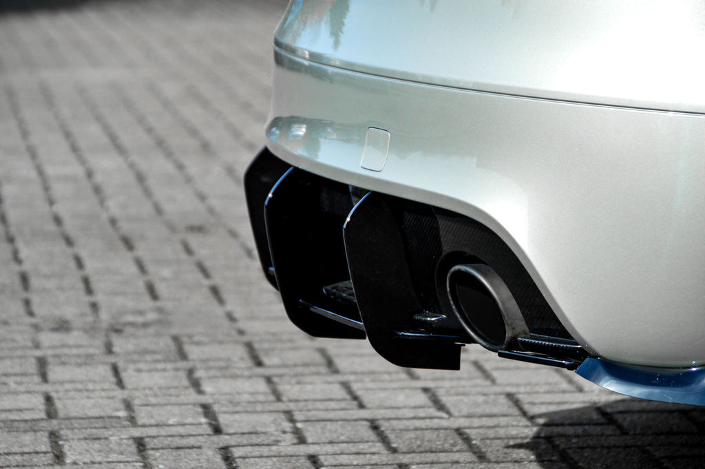 Gefräster Heckansatz aus ABS für Audi TT 8J 3.2 V6 S-Line