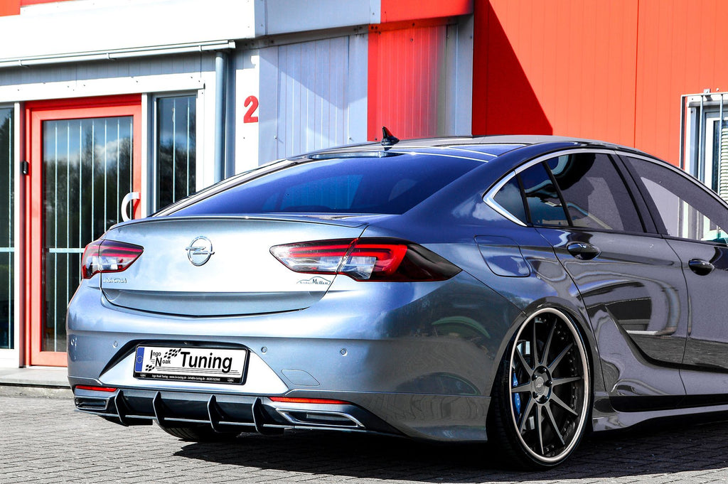Heckansatz für Opel Insignia B Grandsport OPC Line ab 2021, Ingo Noak Tuning, aus Kunststoff, passt perfekt zum Fahrzeugheck