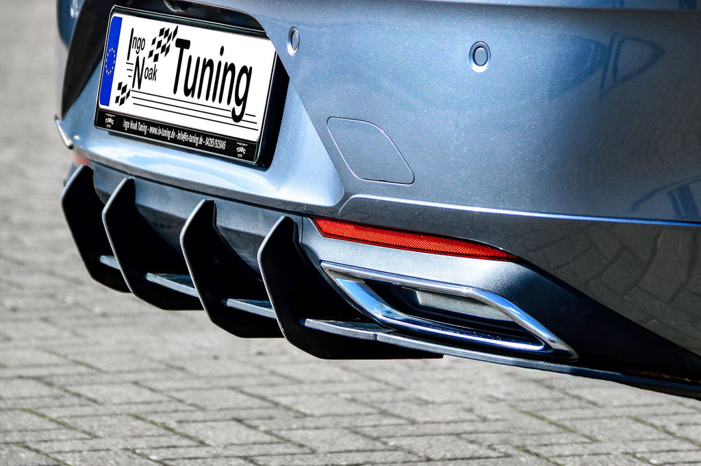 Heckansatz für Opel Insignia B Grandsport OPC Line ab 2021 von Ingo Noak Tuning, aus hochwertigem Kunststoff, zeigt sportliches Design