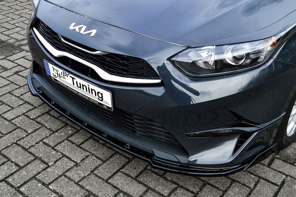 Vordere Spoilerlippe mit Wings für Kia Ceed CD ab 2021, Ingo Noak Tuning, aus Kunststoff, sportliches Design