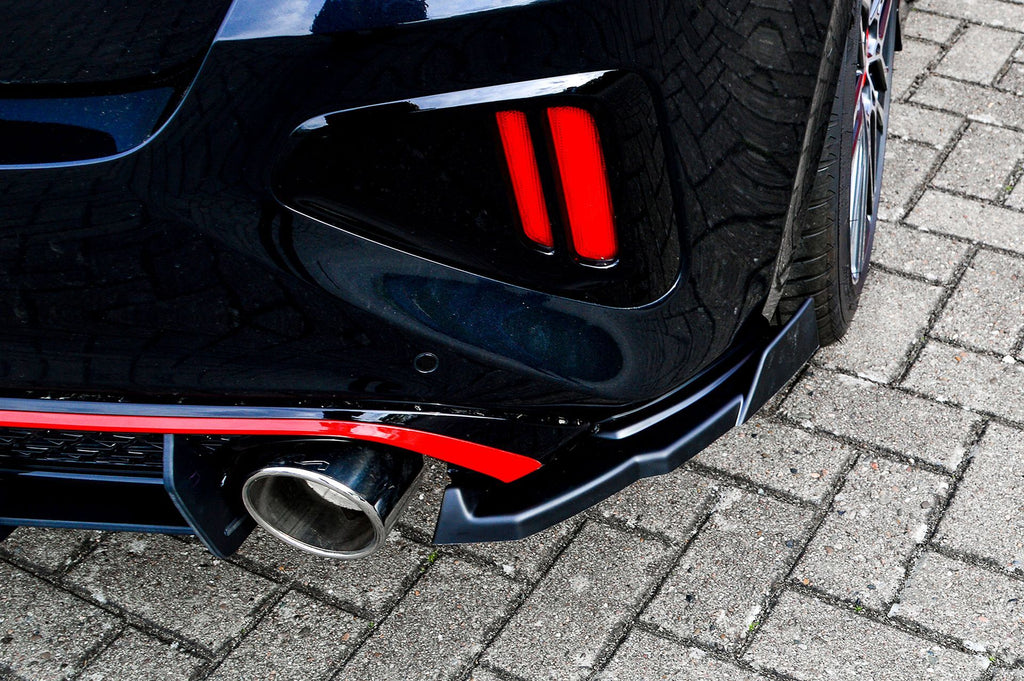 Heckdiffusor Seitenteile mit Wings für Kia Ceed CD GT Facelift, Ingo Noak Tuning, aerodynamisches Auto-Design