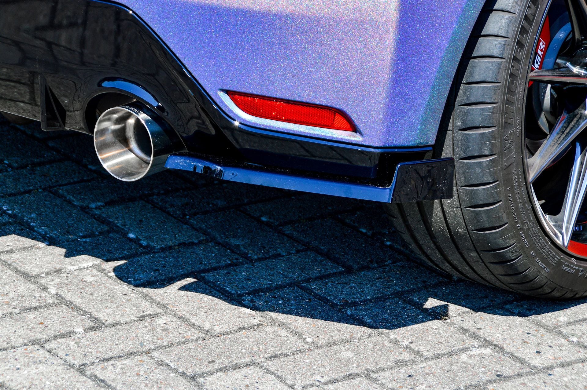 Heckansatz Seitenteile mit Wing für Toyota Yaris GR