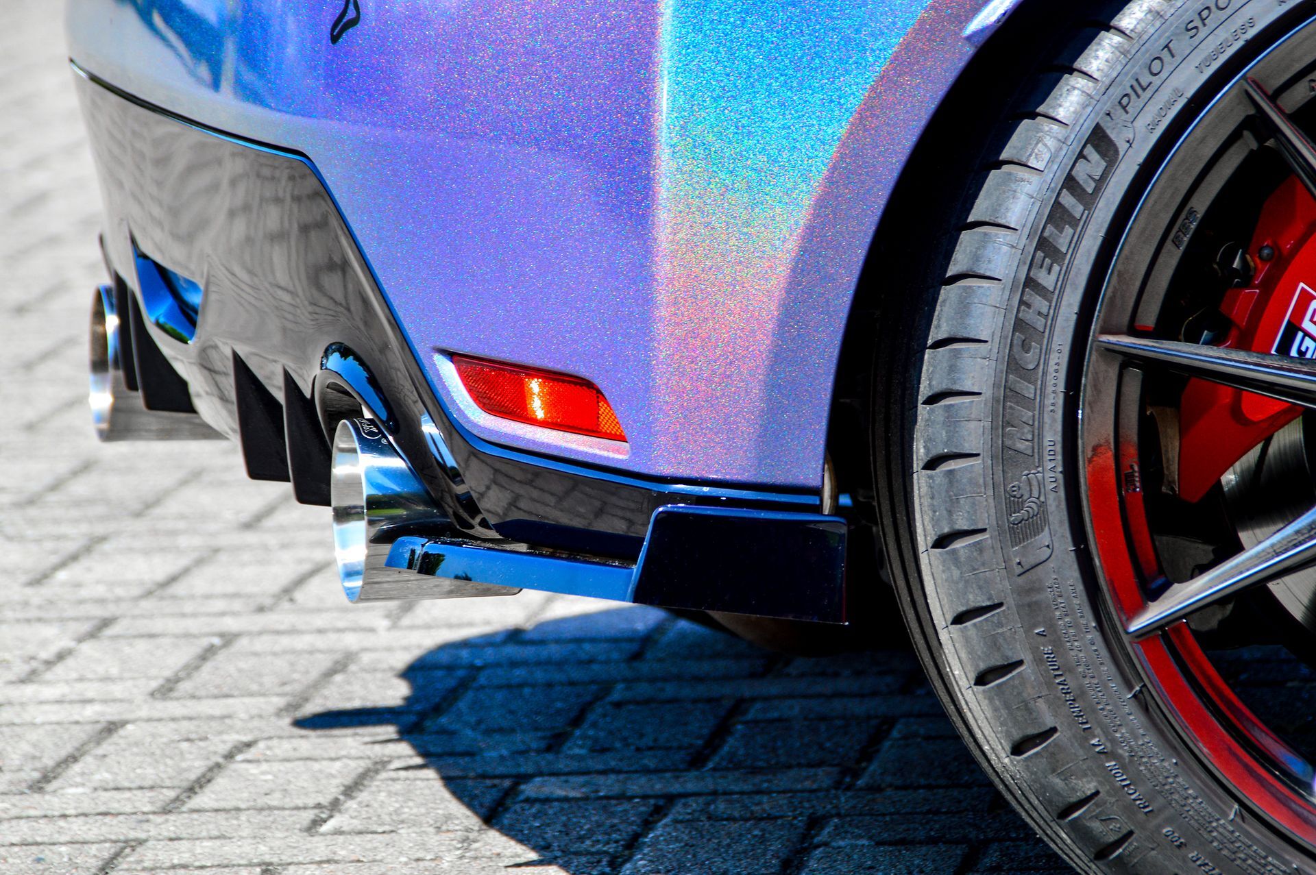 Heckansatz Seitenteile mit Wing für Toyota Yaris GR