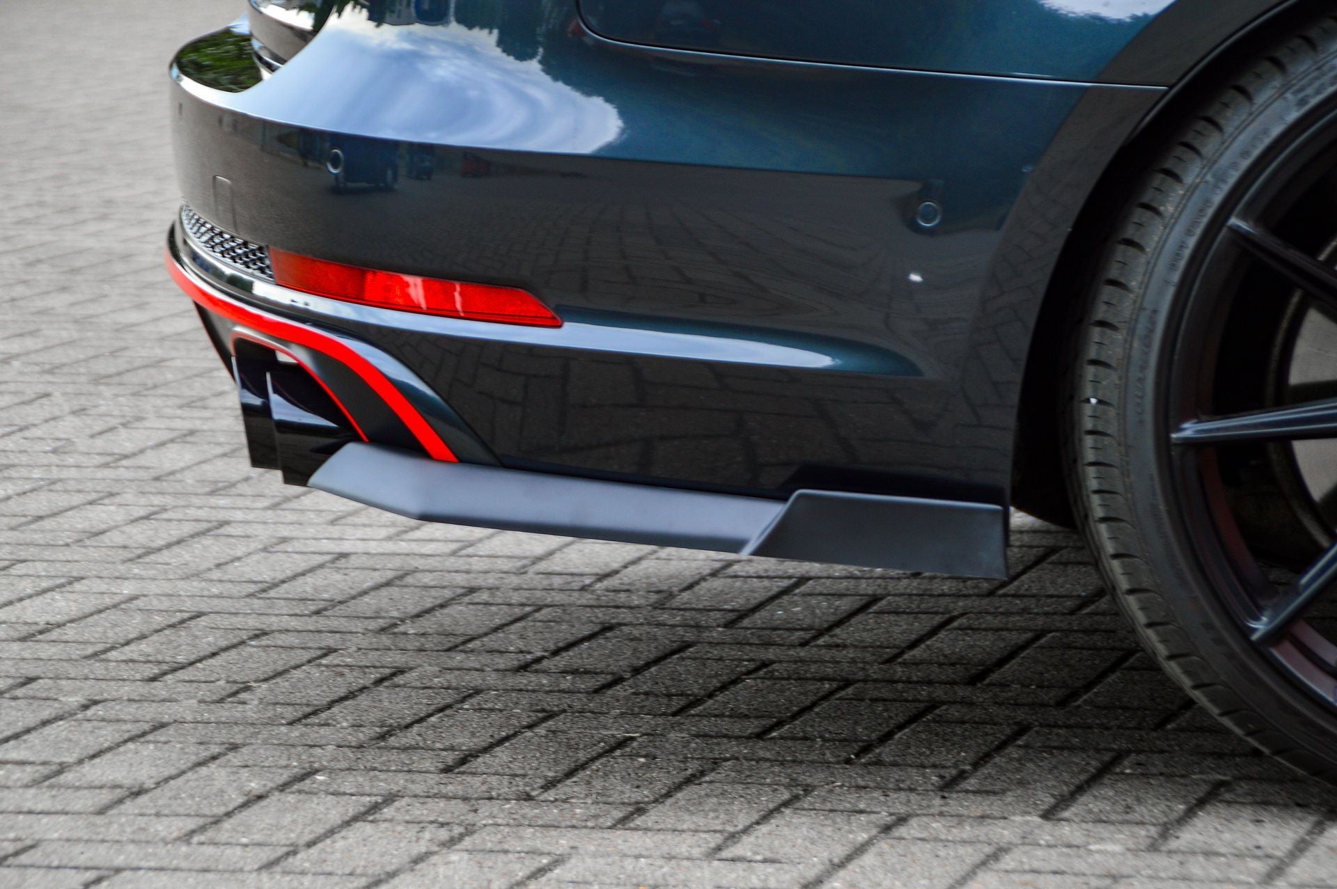 Heckansatz Seitenteile V2 mit Wings für Audi S4 B9 Bj. 2015-2019