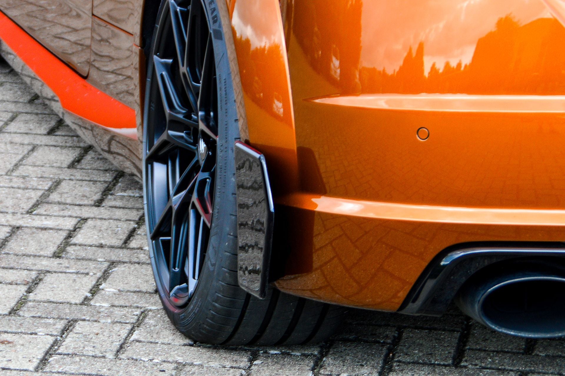 Hintere Seiten Flaps Flicks Satz aus ABS Kunststoff für Audi TT TTS TTRS 8S