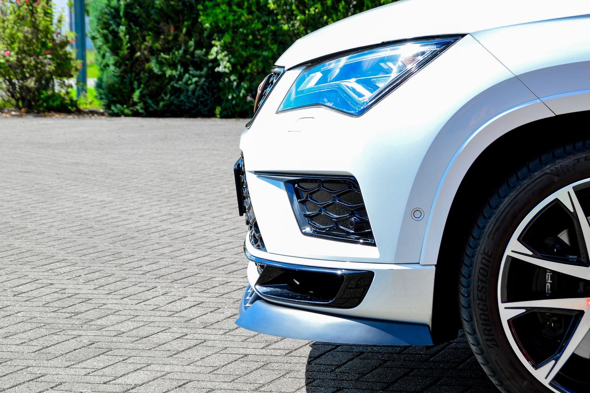Frontspoilerlippe für Cupra Ateca 5FP, Ingo Noak Tuning, Automobil-Frontschutz, passend für Baujahr 2018-2020