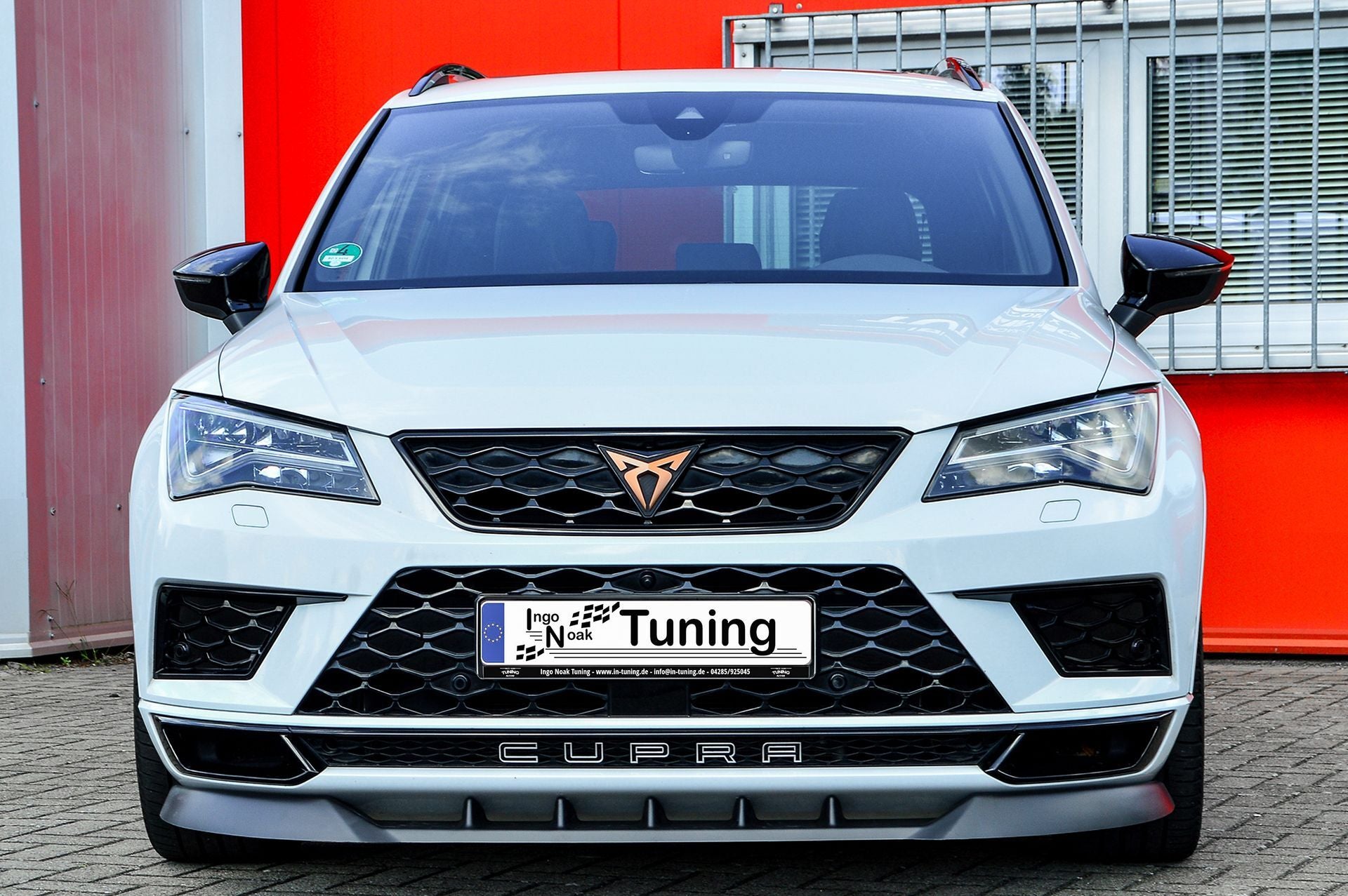 Frontspoilerlippe für Cupra Ateca 5FP, Ingo Noak Tuning, passend für Modelle 2018-2020, aus langlebigem Material.