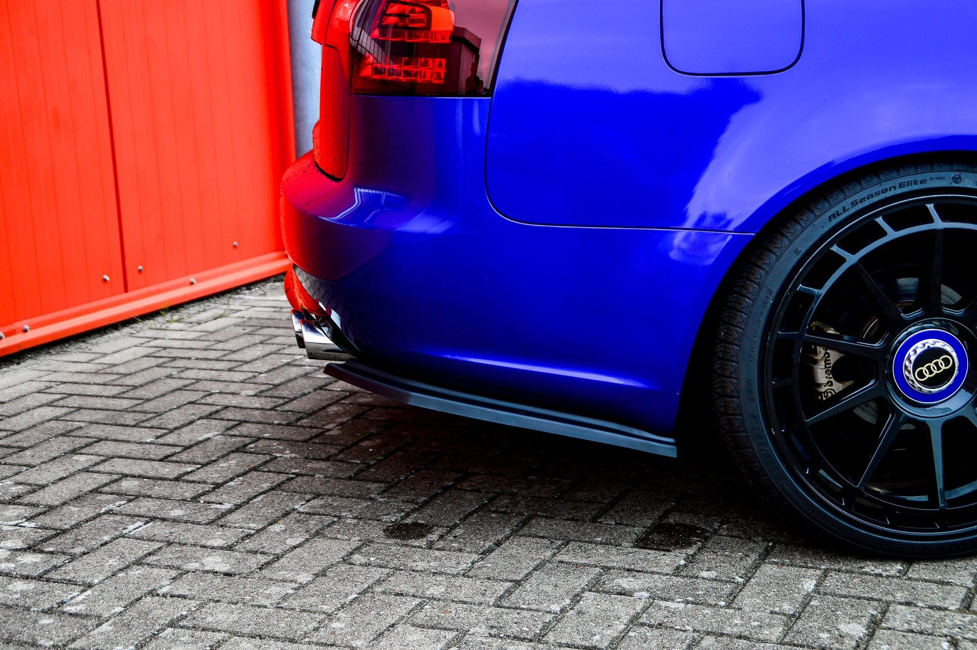 Heckansatz Seitenteile aus ABS für Audi S4 B7