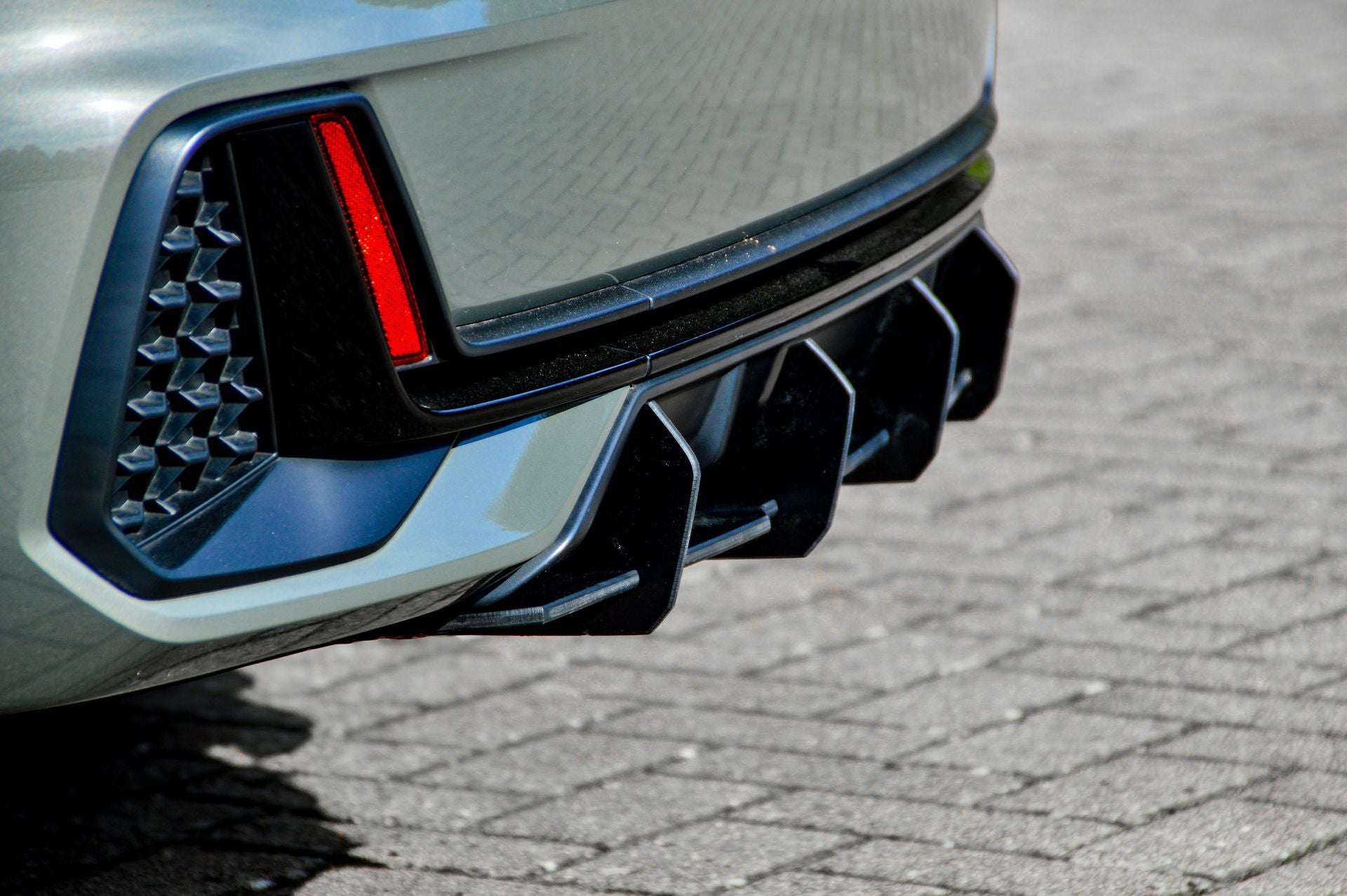 Gefräster Heckansatz ohne Endrohr für Audi A1 GB Sportback S-Line