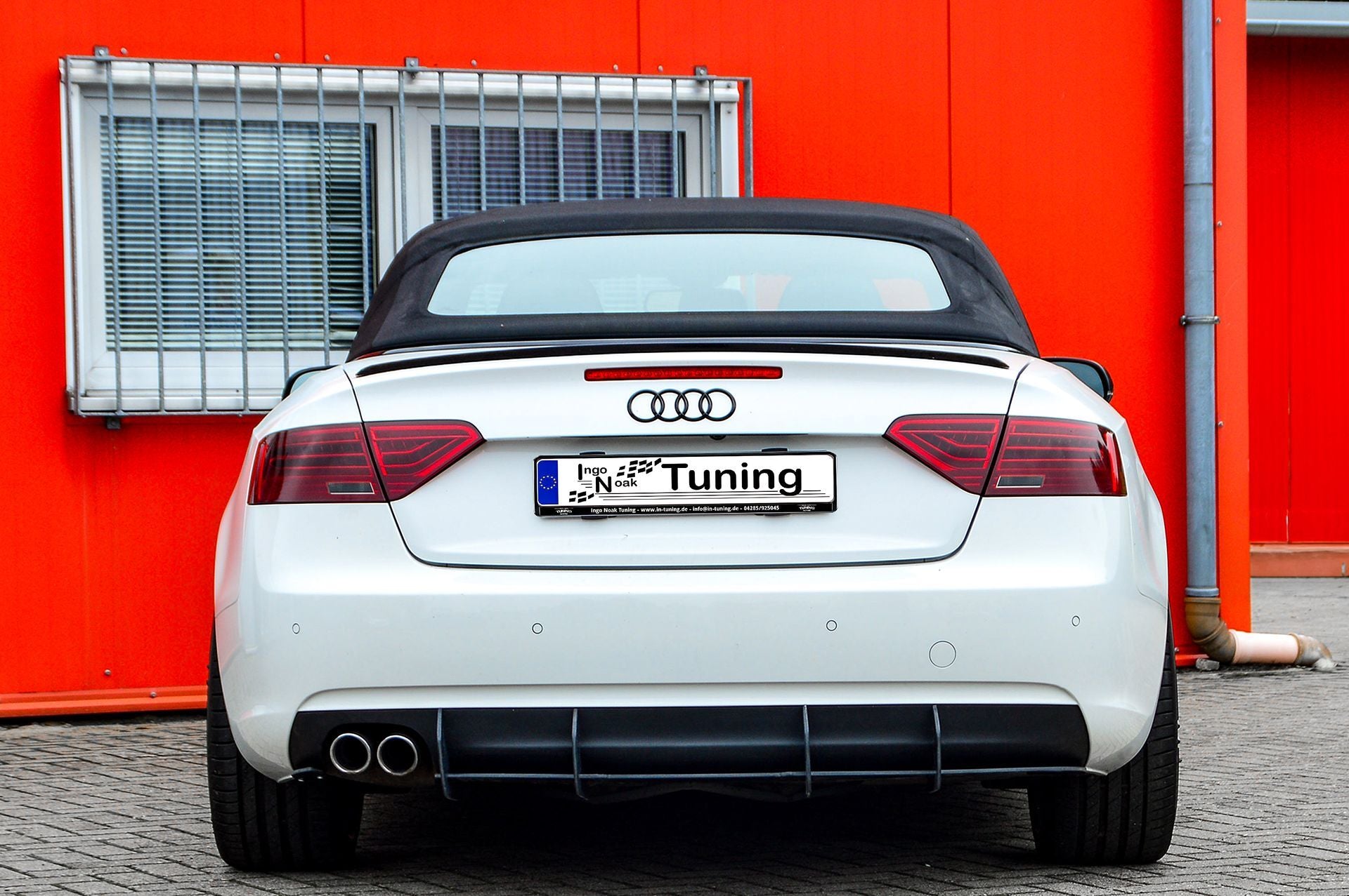 Gesfräster Heckansatz für Audi A5 B8 Facelift ohne S-Line