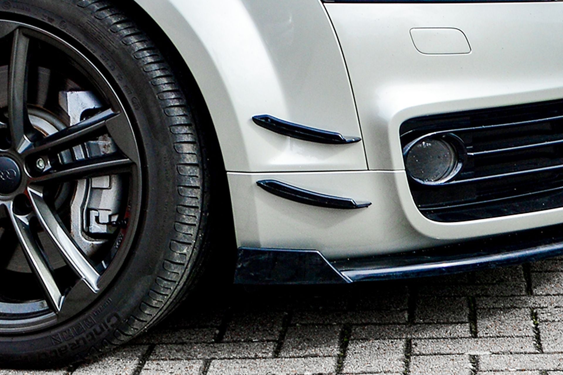 4.tlg. Spoilerflaps aus ABS für Audi TT 8J mit S-Line