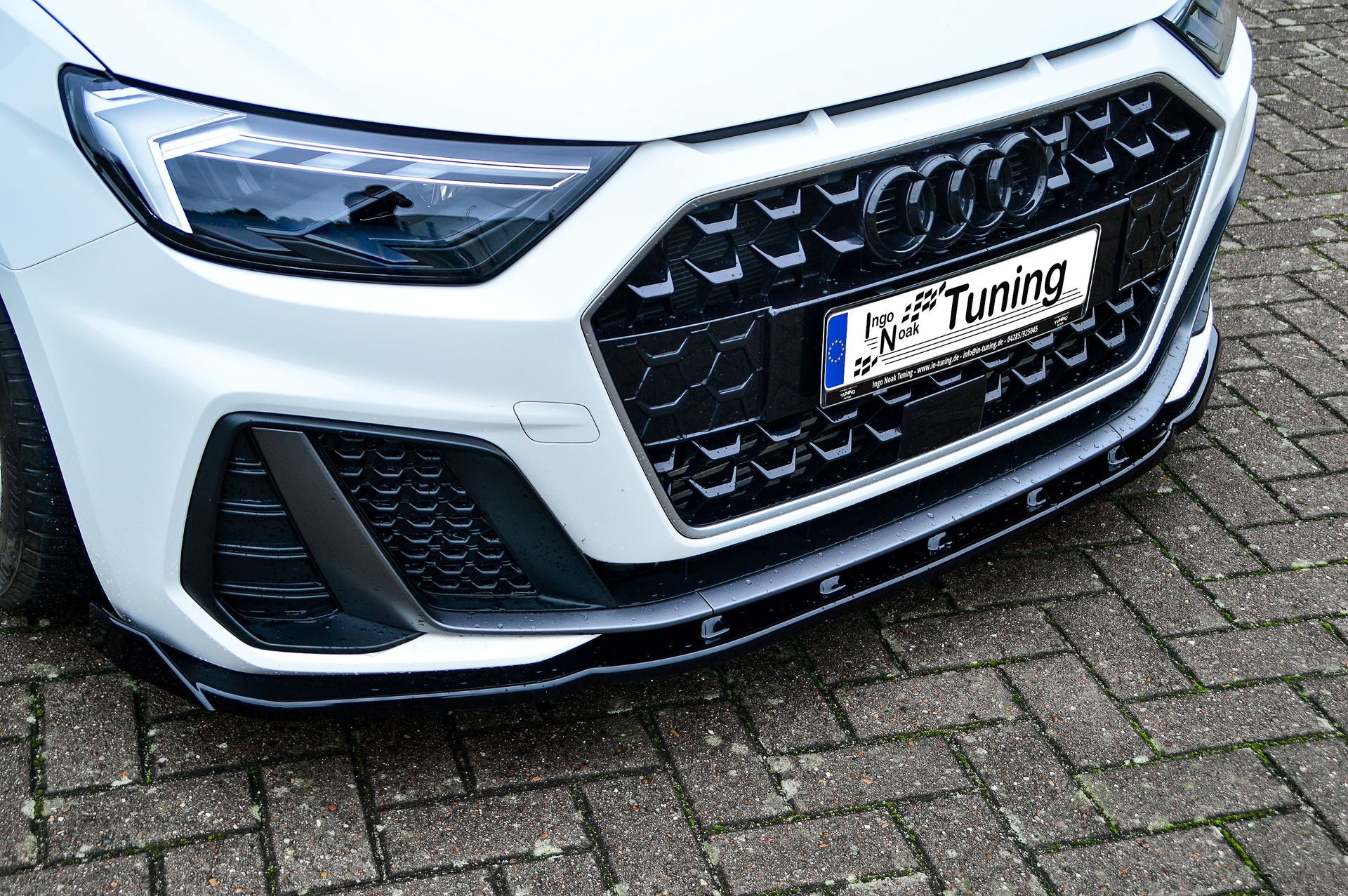 Cup Frontspoilerlippe mit Wings für Audi A1 GB Sportback S-Line - Ingo Noak Tuning