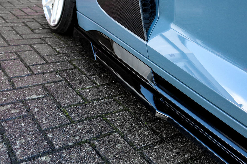 Cup Seitenschweller mit Wings vorne und hinten für Audi R8 4S Facelift ab Bj. 2019 -