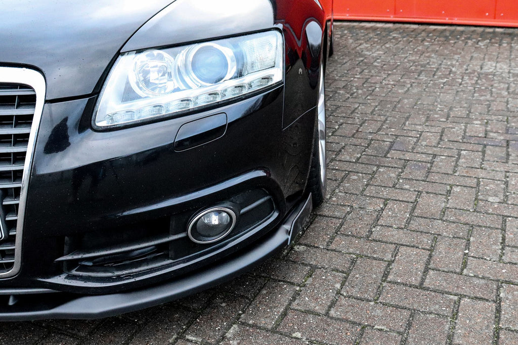 Spoilerschwert Cuplippe mit Wings aus ABS für Audi A6 4F S-Line Facelift, Ingo Noak Tuning, sichtbares Teil am Heck