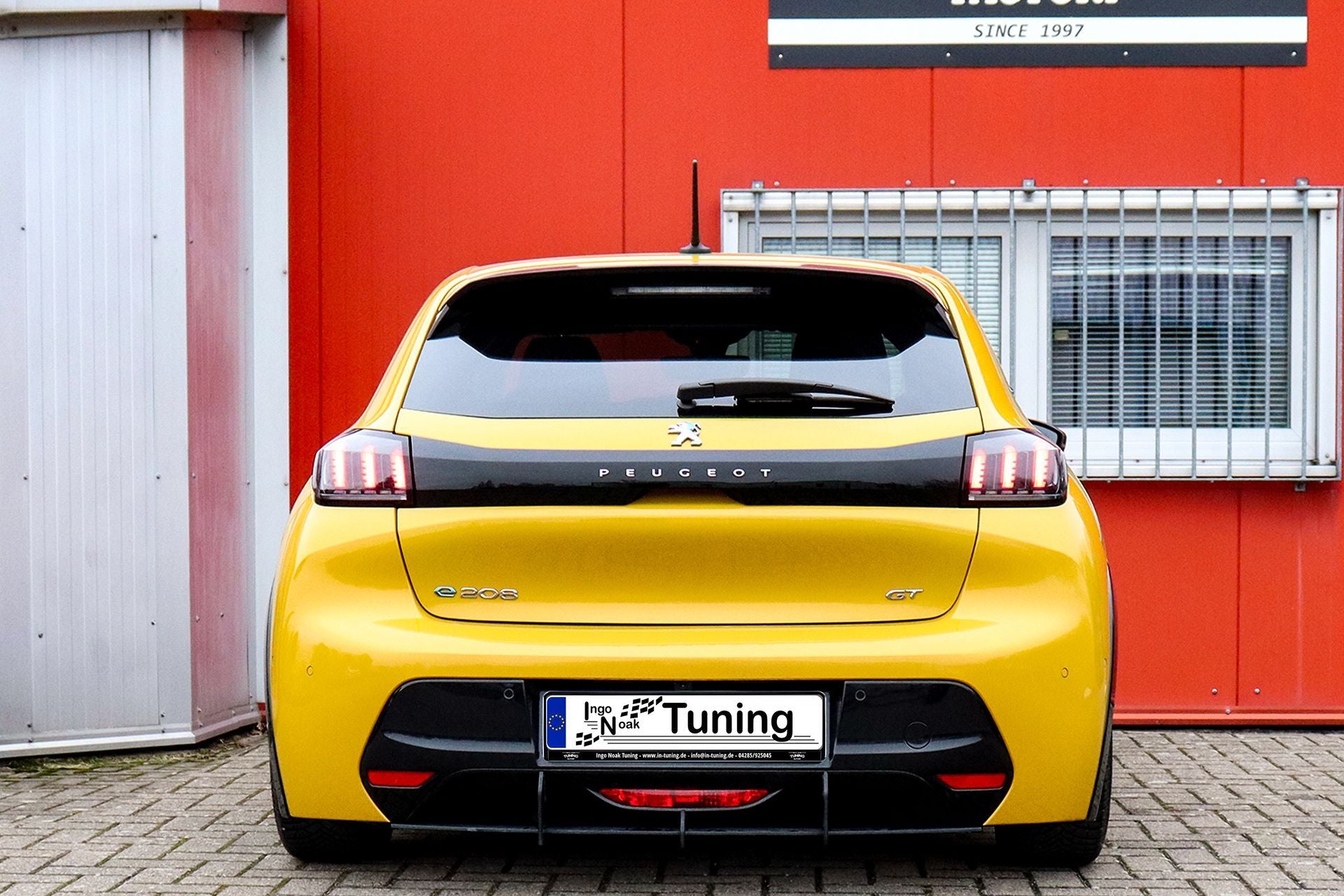 Gefräster Heckansatz für Peugeot 208 II e208 GT + GT-Line