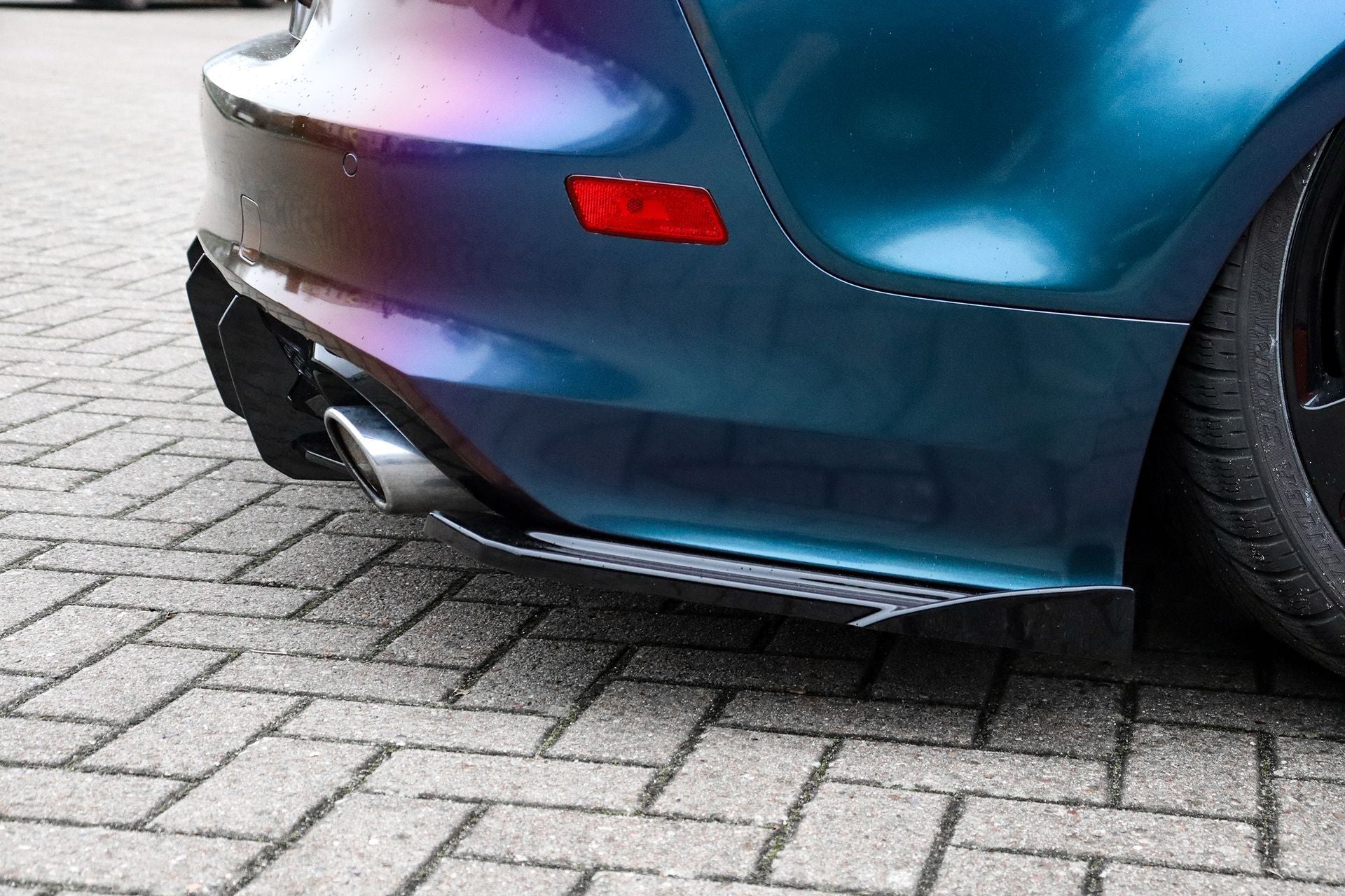 Heckansatz Seitenteile mit Wings für Audi A7 mit S-Line + S7 C7 4G