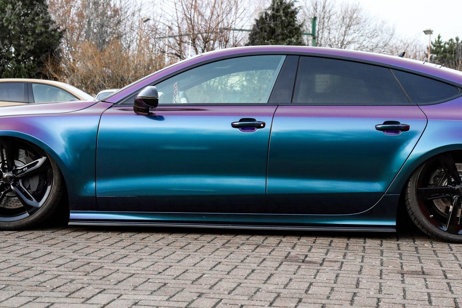 CUP Seitenschweller für Audi A7 S-Line + S7 C7 4G