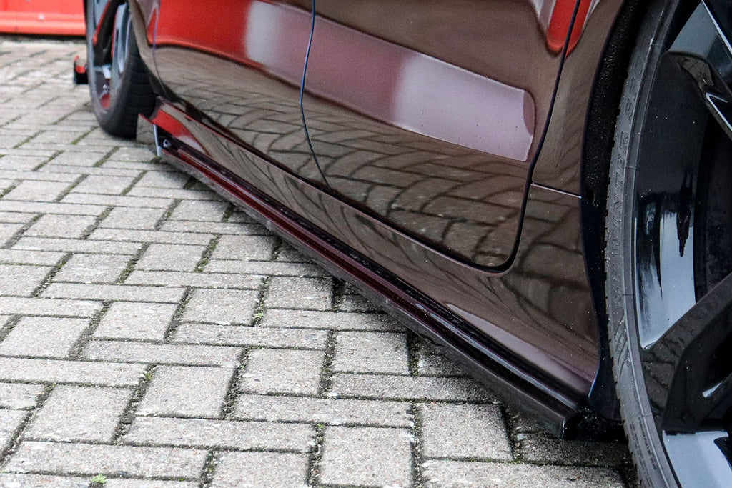 CUP Seitenschweller mit Wings vorne für Audi A7 S-Line + S7 C7 4G