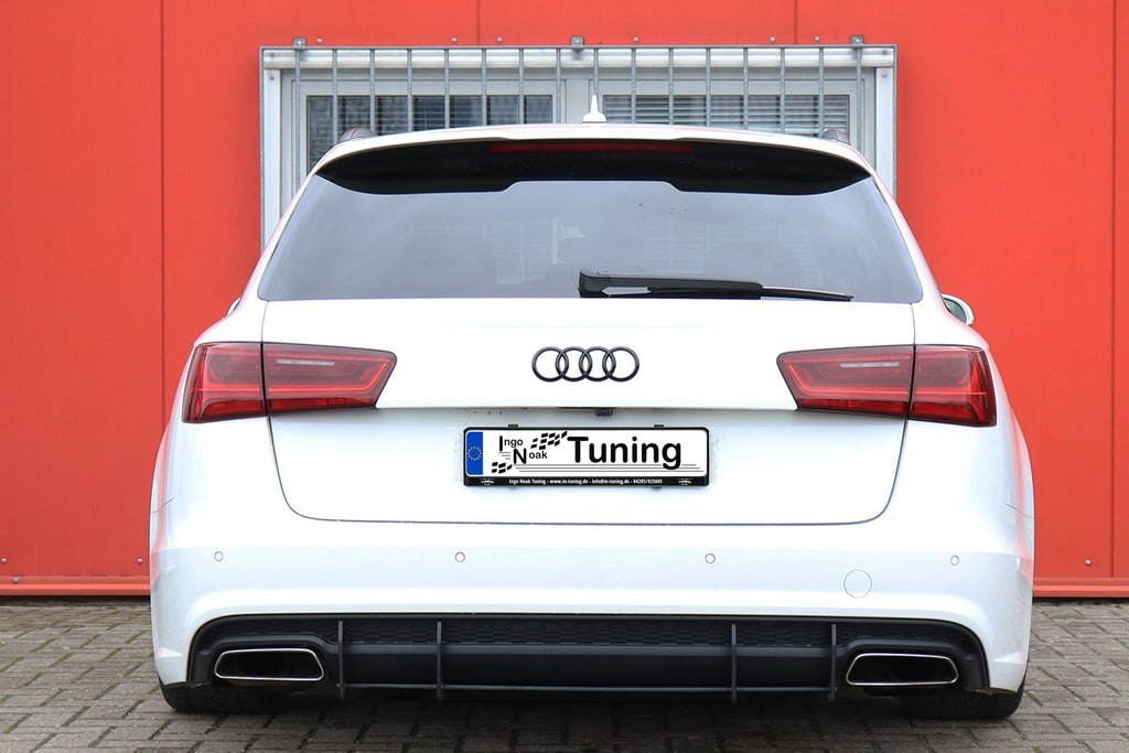 Gefräster Heckansatz aus ABS für Audi A6 C7 4G mit S-Line