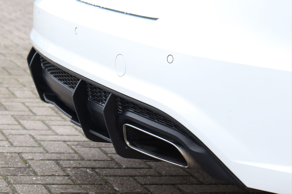 Gefräster Heckansatz aus ABS für Audi A6 C7 4G mit S-Line
