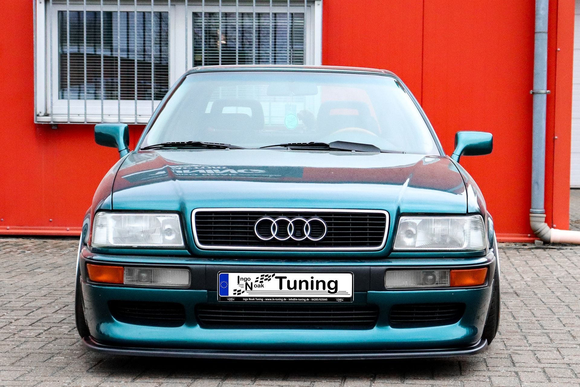 Cup Frontspoilerlippe für Audi 80 B4 mit Votex  Front