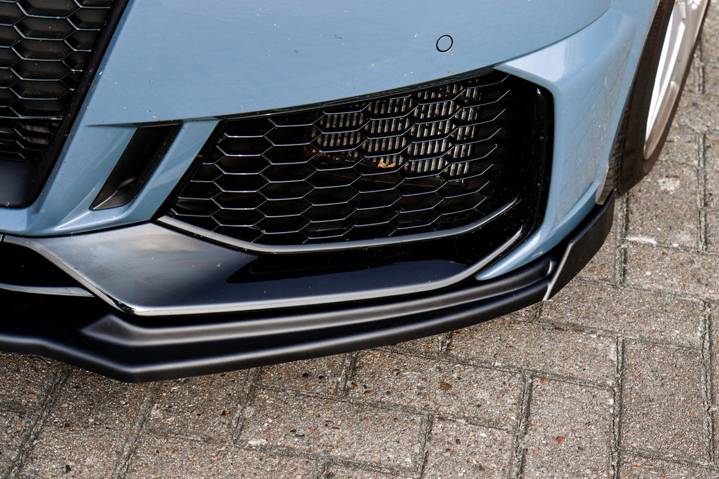 Spoilerschwert Frontspoiler mit Wing aus ABS für Audi TTRS 8S Facelift