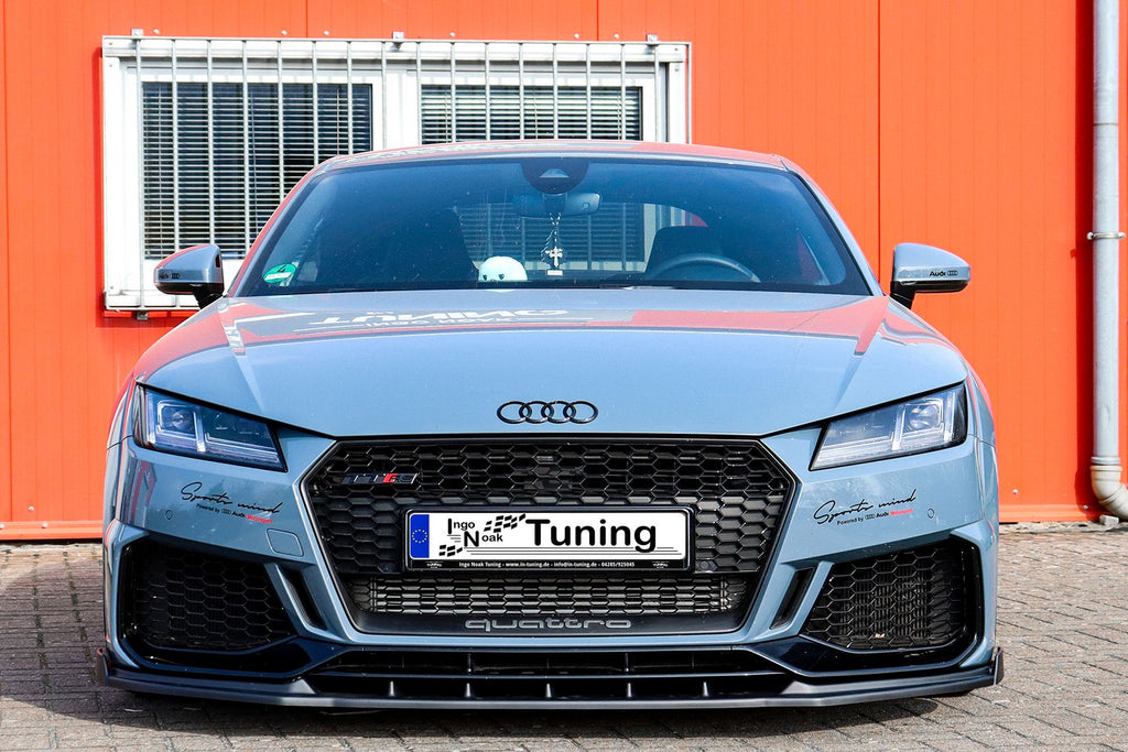Spoilerschwert Frontspoiler mit Wing aus ABS für Audi TTRS 8S Facelift