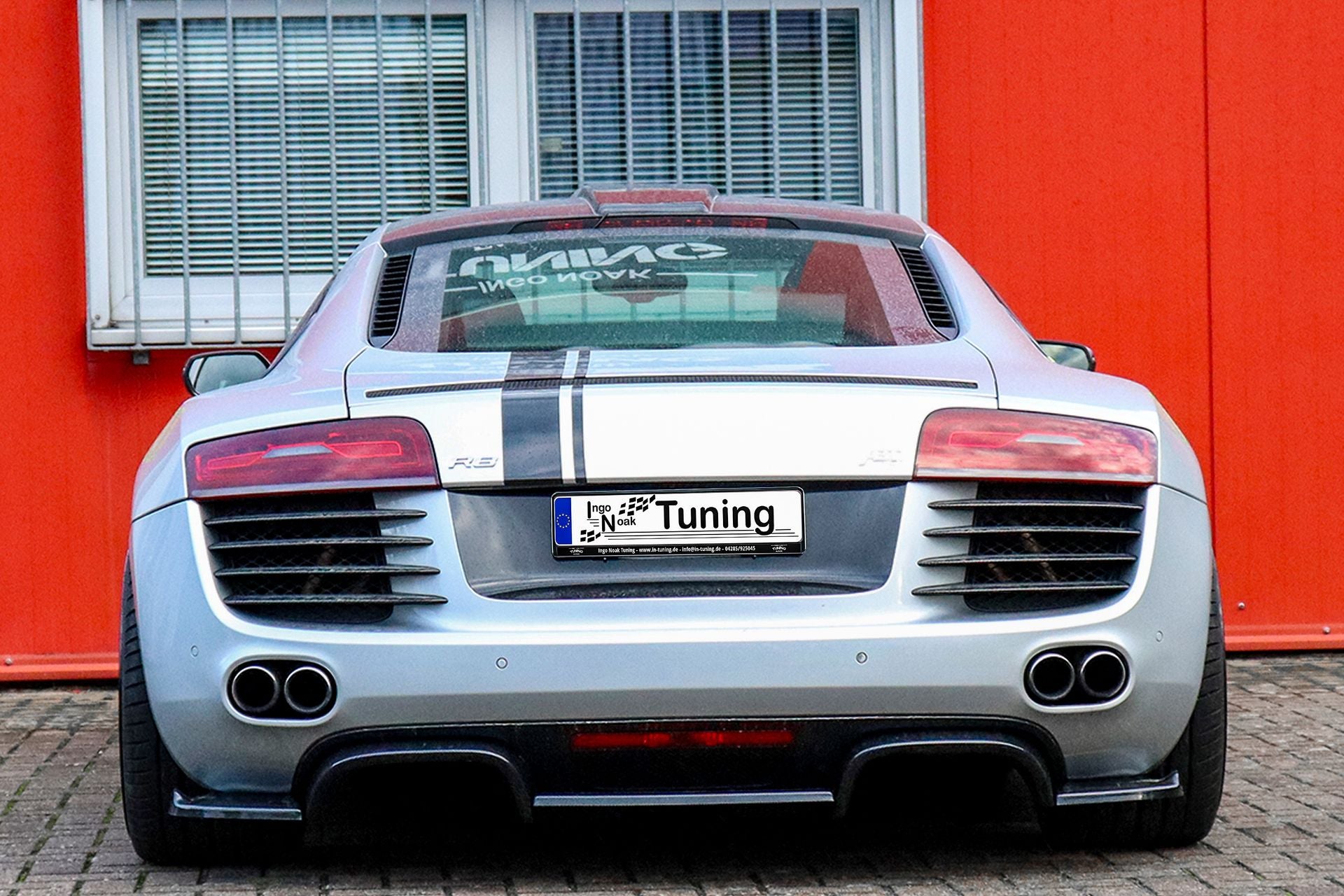 Heckansatz 5.tlg. für Audi R8 42 V8
