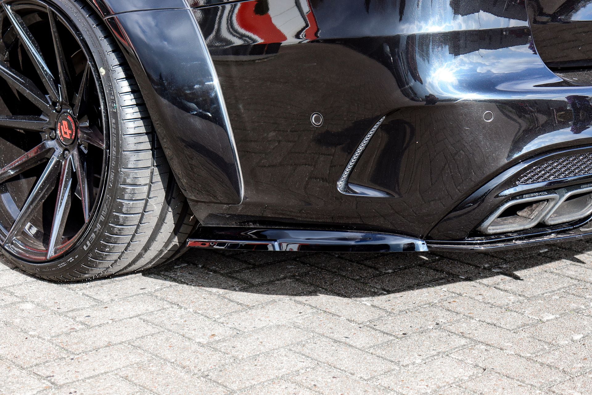 Heckansatz Seitenteile für Mercedes C-Klasse C63AMG+S T-Modell