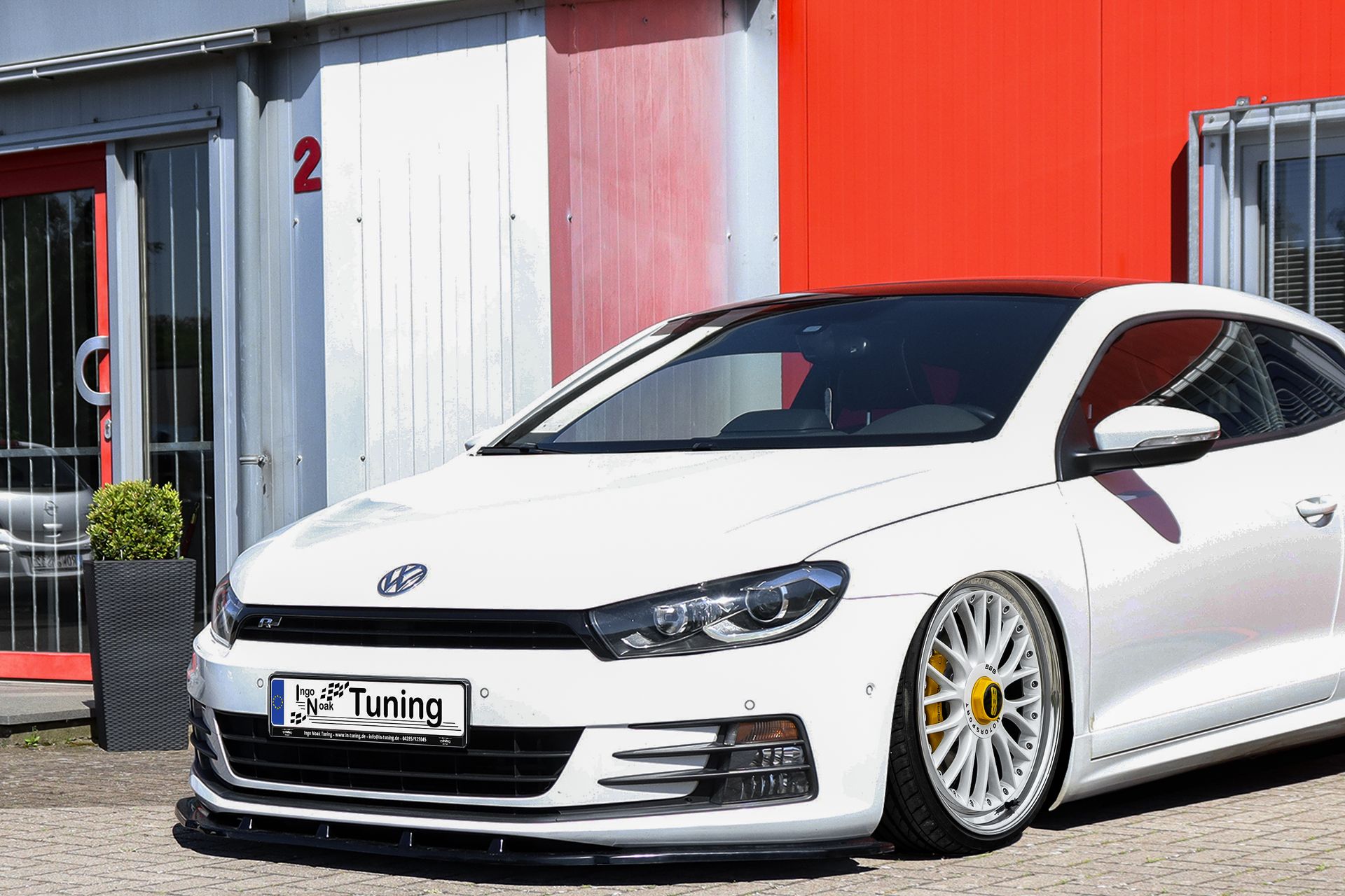 Cup Frontspoilerlippe für VW Scirocco Facelift inkl.R-Line