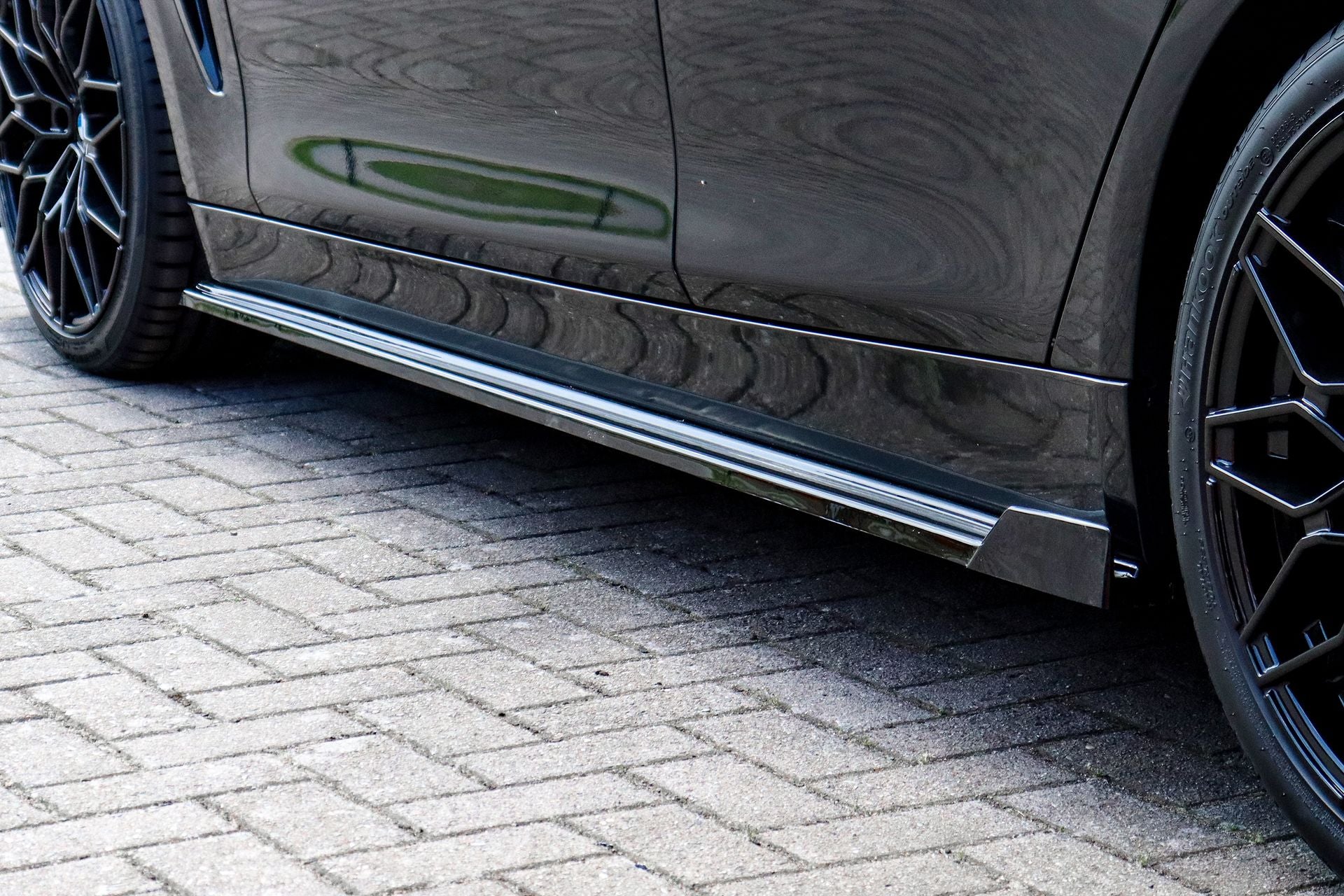 Seitenschweller mit Wings hinten für BMW 4er Gran Coupe F36 ab Bj. 09/2012 -