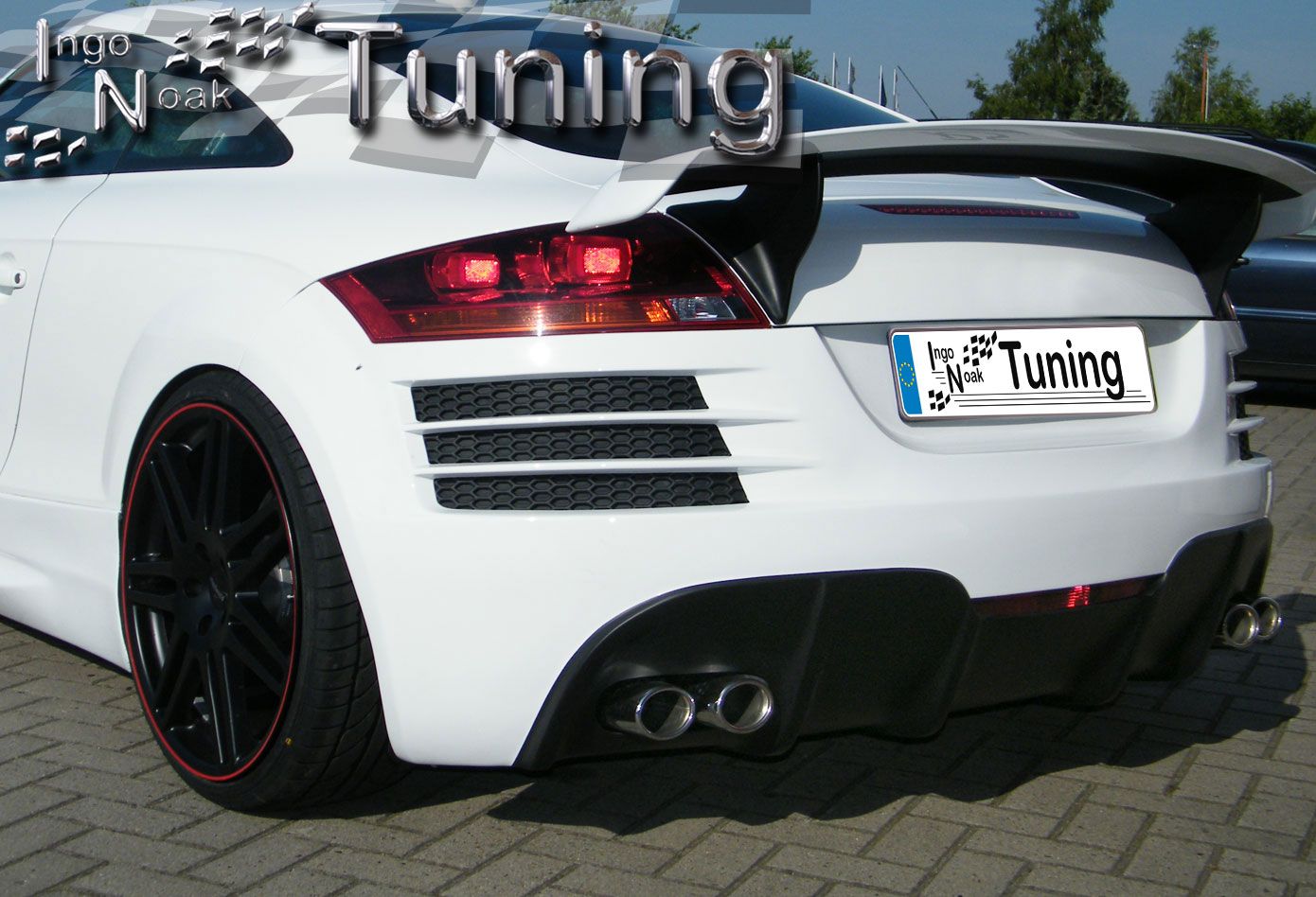 Heckspoiler Heckflügel Ducktail aus GFK für Audi TT 8J Coupe Roadster