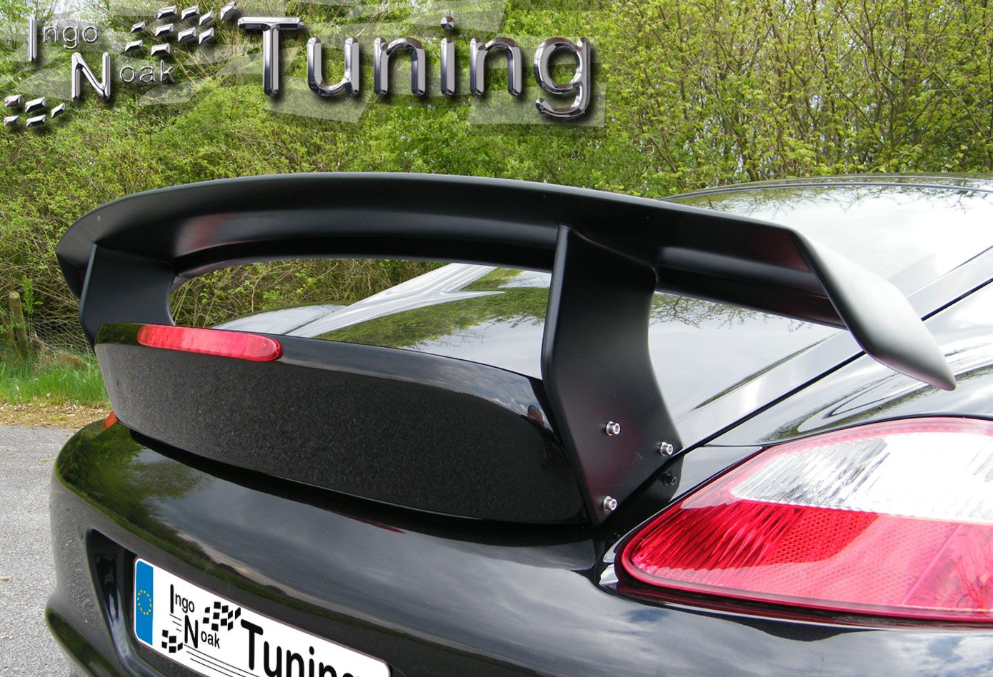 Heckspoiler Heckflügel Ducktail aus GFK für Porsche Cayman Boxster 987 - Ingo Noak Tuning