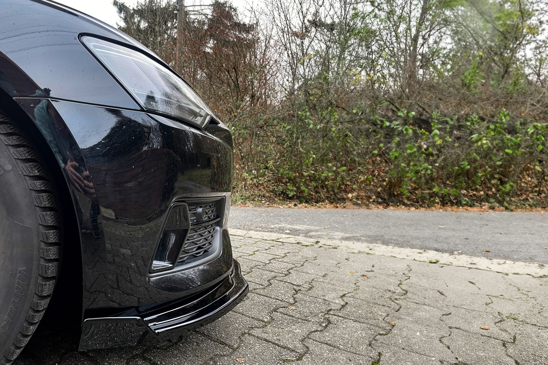 Cup Frontspoilerlippe mit Wings für Audi A6 4K C8 ab Bj. 2018-2023