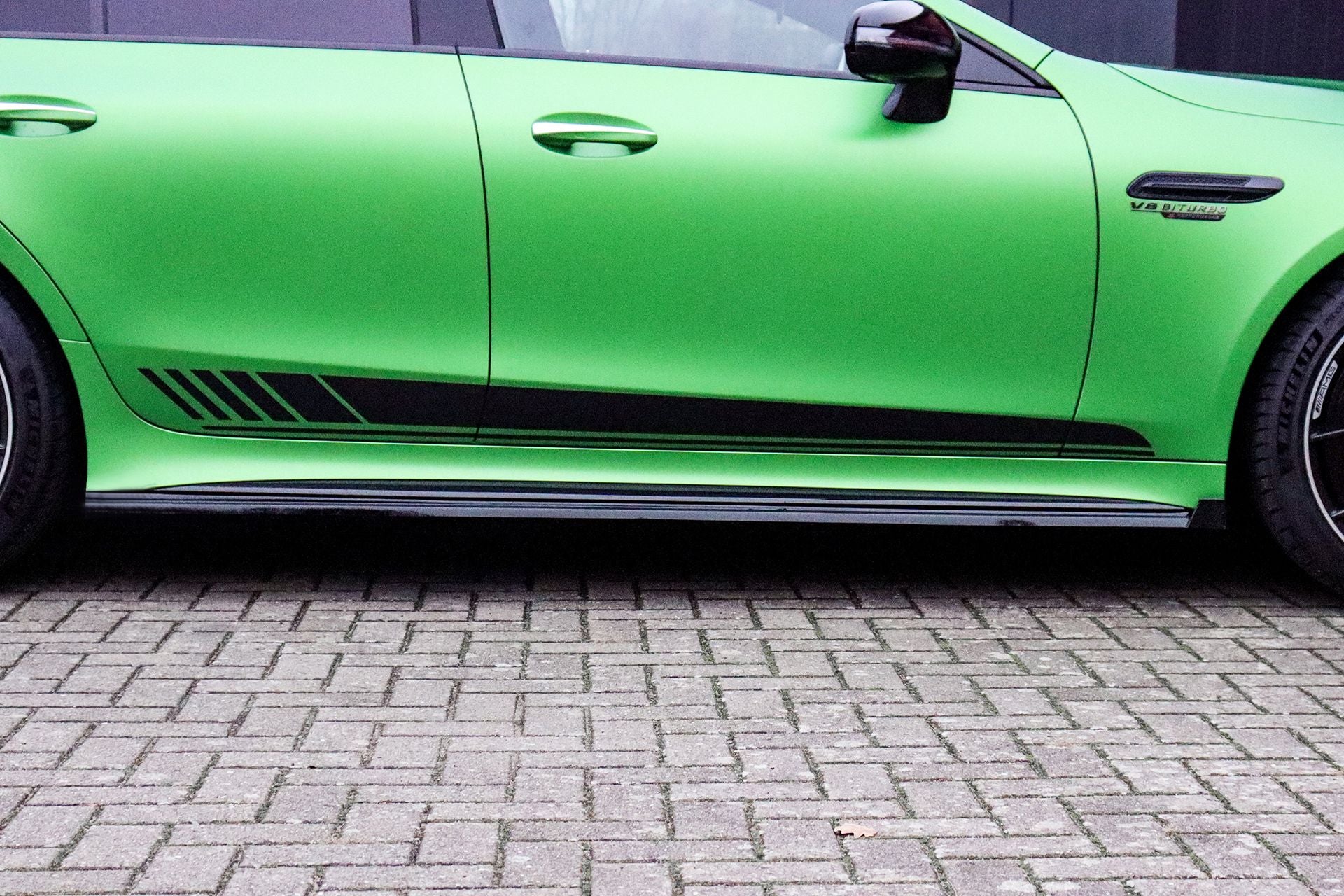 Cup Seitenschweller mit Wings vorne für Mercedes AMG GT X290