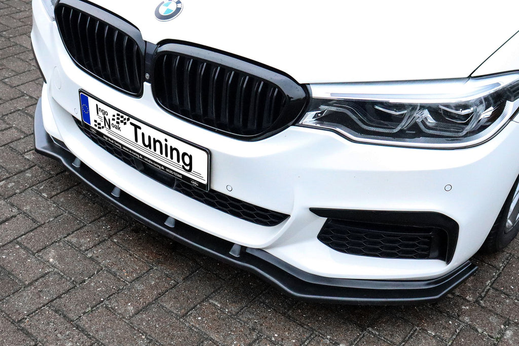 Frontspoilerlippe für BMW 5er G30 G31 M-Paket, Ingo Noak Tuning, aerodynamisches Design, sichtbare Spoilerlippe