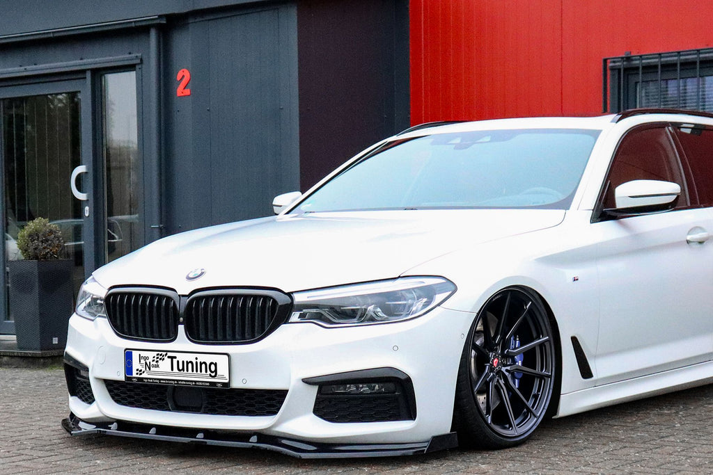 Vordere Spoilerlippe mit Flügel für BMW 5er G30 G31 M-Paket, Ingo Noak Tuning, aus Kunststoff, sportliches Design