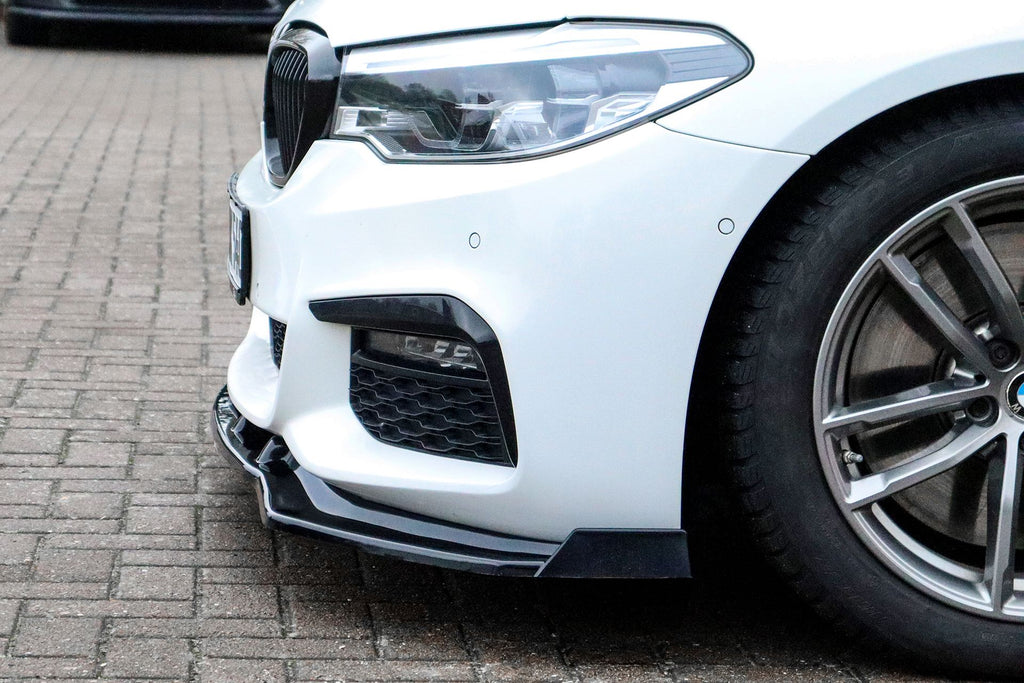 Vordere Spoilerlippe mit Flügeln für BMW 5er G30 G31 M-Paket, Ingo Noak Tuning, aus robustem Material, aerodynamisches Design