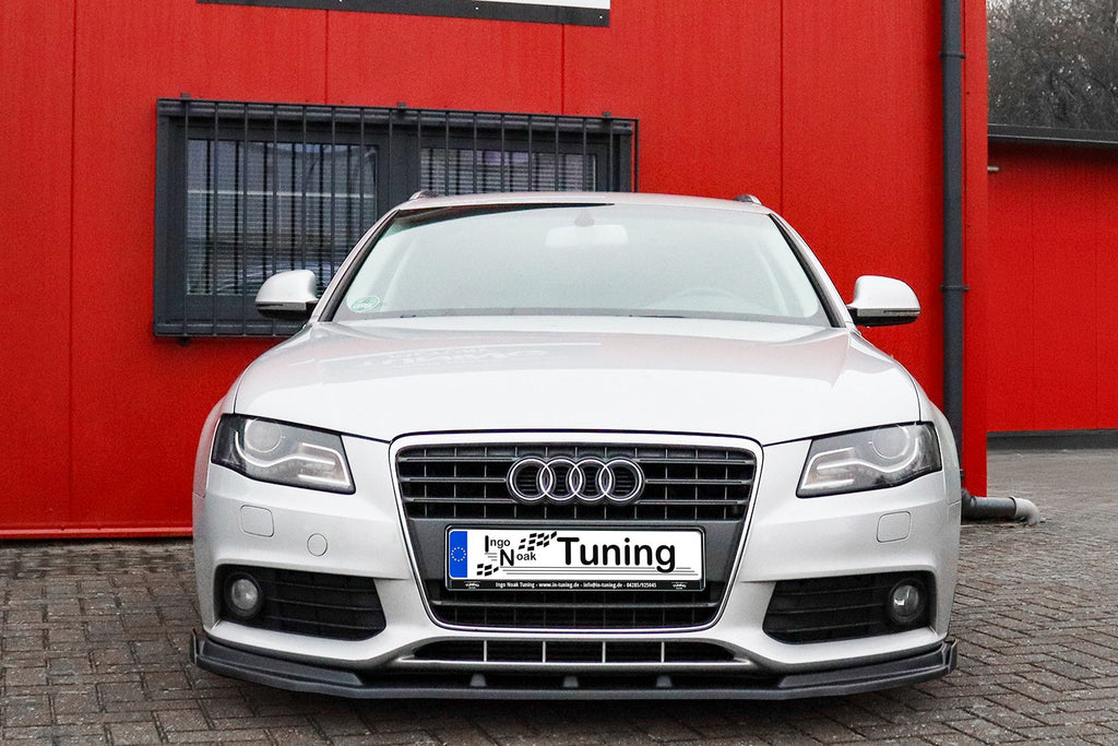 Cup Frontspoilerlippe mit Wings für Audi A4 B8 mit S-Line