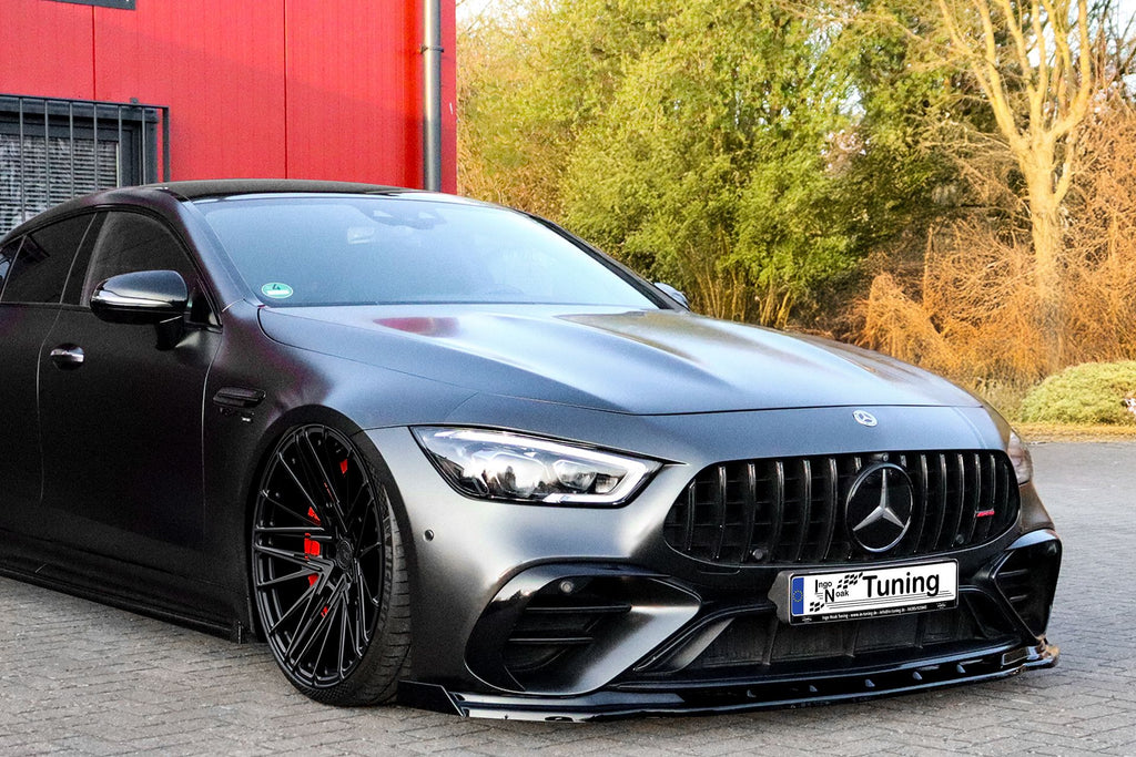 Frontspoilerlippe mit Wing für Mercedes AMG GT 4-Türer X290, Ingo Noak Tuning, sportliches Design, hochwertige Autoverkleidung