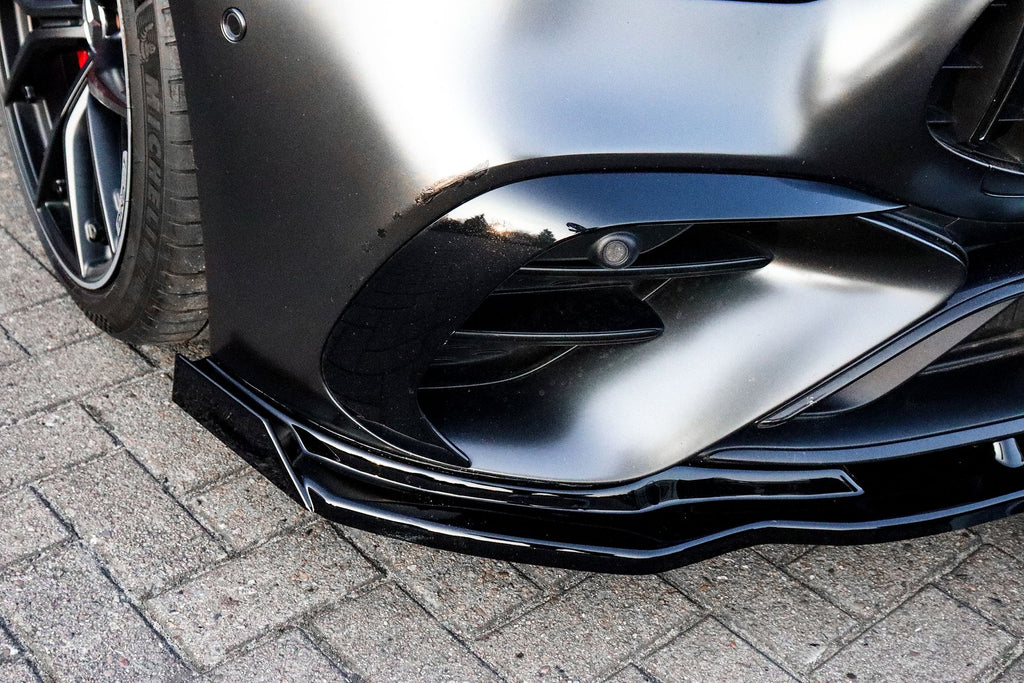 Frontspoilerlippe mit Wing für Mercedes AMG GT 4-Türer X290, Ingo Noak Tuning, sportliches Karosserie-Upgrade