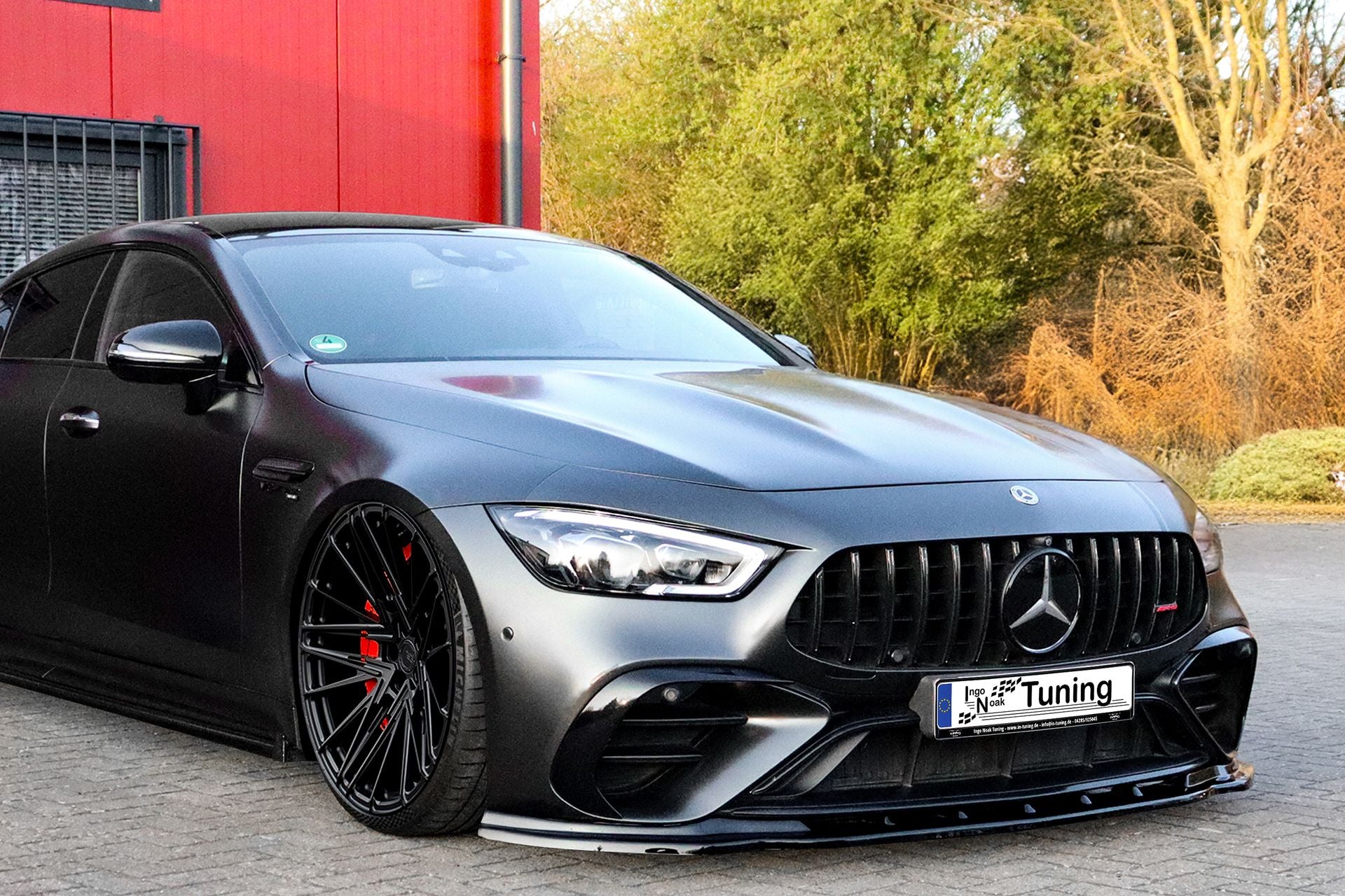 Cup Frontspoilerlippe für Mercedes AMG GT 4.Türer X290 Standard
