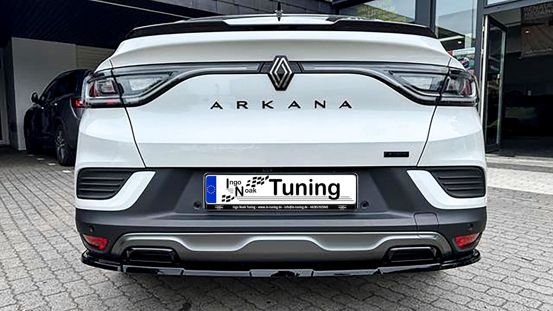 Heckspoiler Spoilerschwert für Renault Arkana RS-Line, schwarz, aus hochwertigem Material, von Ingo Noak Tuning.