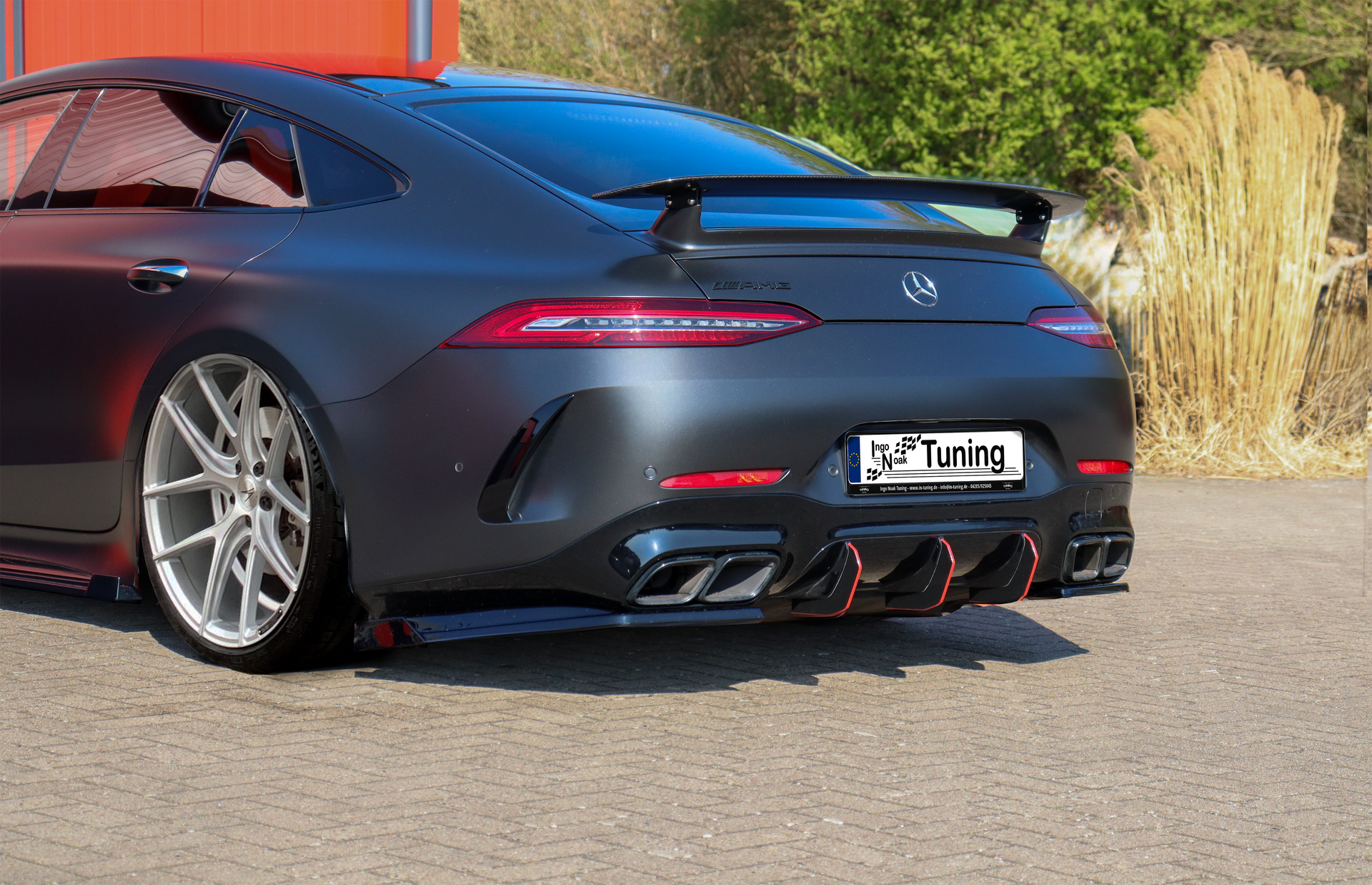 Gefräster Heckansatz für Mercedes AMG GT 63S 4-Türer X290