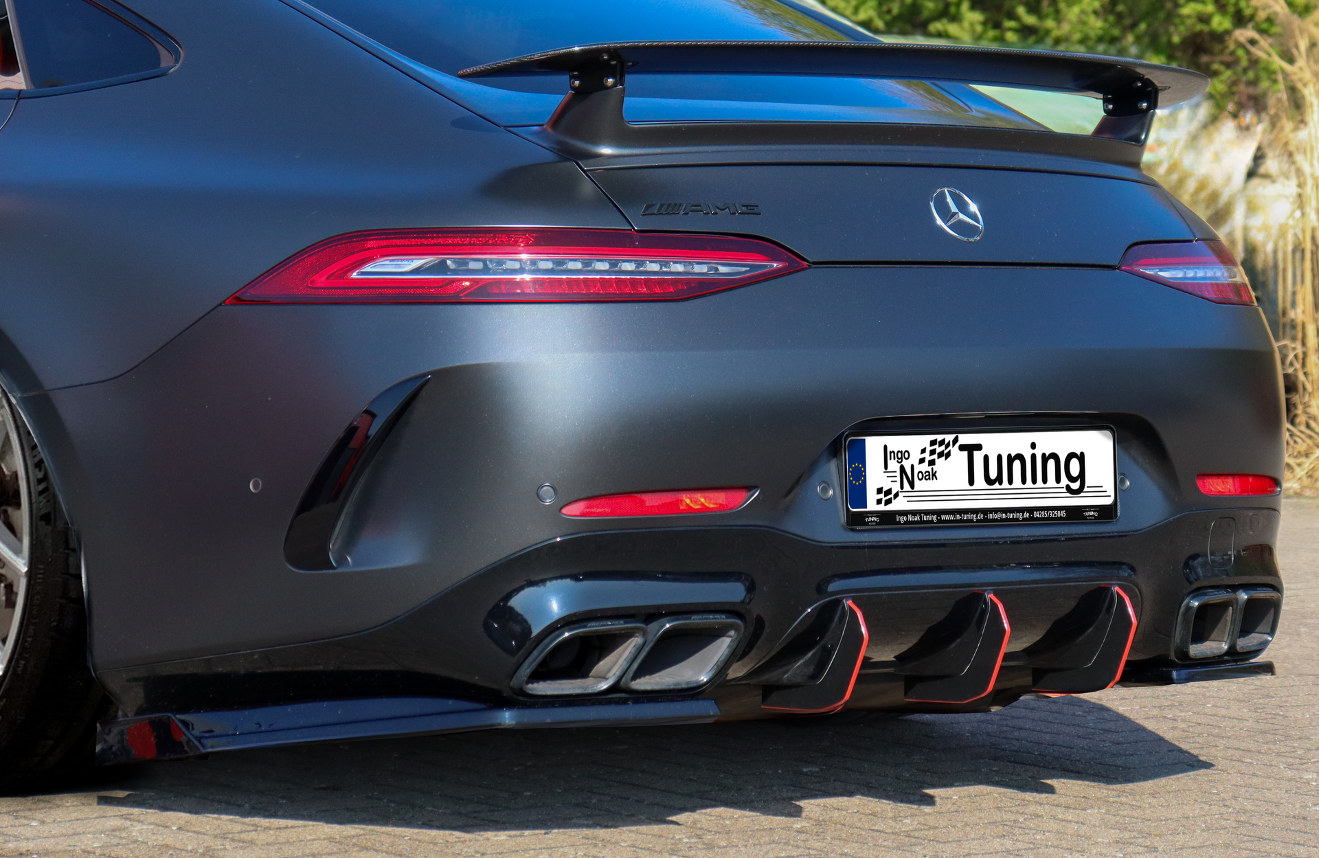 Gefräster Heckansatz für Mercedes AMG GT 63S 4-Türer X290