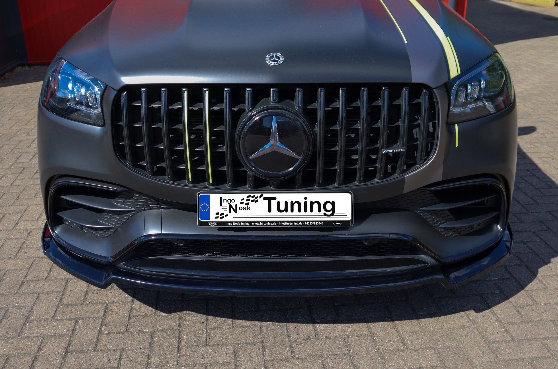 Cup Frontspoilerlippe mit Wings für Mercedes GLS 63 AMG 4 Matic